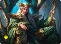 Thranduil, the Elvenking Art Card (Gold-Stamped) - Art Series: The Hobbit - Magic: The Gathering card