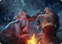 Tom, Bert, and William Art Card - Art Series: The Hobbit - Magic: The Gathering card