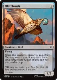 Old Thrush - The Hobbit - Magic: The Gathering card