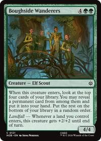 Boughside Wanderers - The Hobbit - Magic: The Gathering card