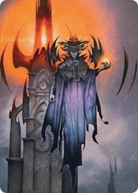 Sauron, the Lidless Eye Art Card - Art Series: The Hobbit - Magic: The Gathering card