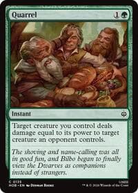 Quarrel - The Hobbit - Magic: The Gathering card