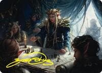 Thranduil the Strategist Art Card (Gold-Stamped Signature) - Art Series: The Hobbit - Magic: The Gathering card
