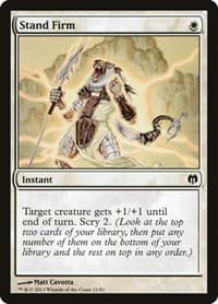 Stand Firm - Duel Decks: Heroes vs. Monsters - Magic: The Gathering card