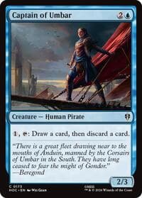 Captain of Umbar - The Hobbit: Eternal-Legal - Magic: The Gathering card