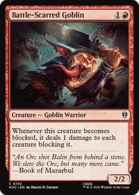 Battle-Scarred Goblin - The Hobbit: Eternal-Legal - Magic: The Gathering card
