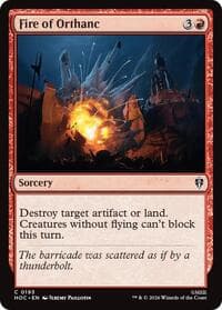 Fire of Orthanc - The Hobbit: Eternal-Legal - Magic: The Gathering card