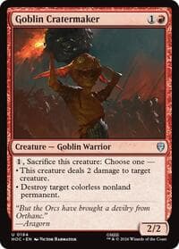 Goblin Cratermaker - The Hobbit: Eternal-Legal - Magic: The Gathering card