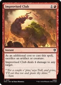 Improvised Club - The Hobbit: Eternal-Legal - Magic: The Gathering card