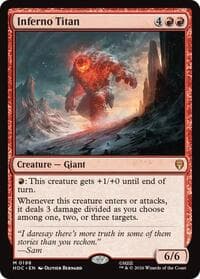 Inferno Titan - The Hobbit: Eternal-Legal - Magic: The Gathering card