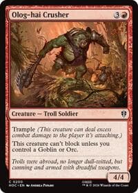 Olog-hai Crusher - The Hobbit: Eternal-Legal - Magic: The Gathering card