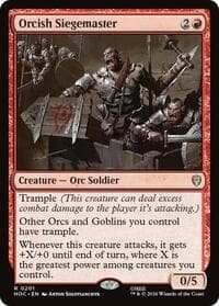 Orcish Siegemaster - The Hobbit: Eternal-Legal - Magic: The Gathering card