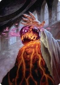 Palantir of Orthanc Art Card - Art Series: The Hobbit - Magic: The Gathering card