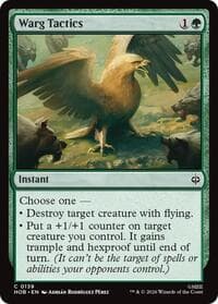 Warg Tactics - The Hobbit - Magic: The Gathering card
