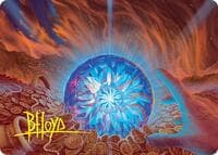 The Arkenstone Art Card (Gold-Stamped Signature) - Art Series: The Hobbit - Magic: The Gathering card