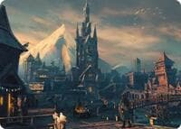 Lake-town Art Card - Art Series: The Hobbit - Magic: The Gathering card