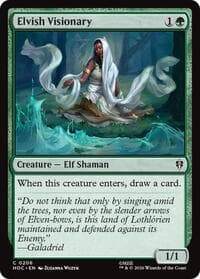 Elvish Visionary - The Hobbit: Eternal-Legal - Magic: The Gathering card