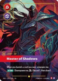 Zed, Master of Shadows (Signature) - Vendetta - Riftbound: League of Legends Trading Card Game card