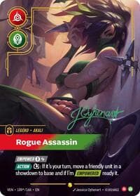 Akali, Rogue Assassin (Signature) - Vendetta - Riftbound: League of Legends Trading Card Game card