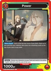 Power (057) (Box Topper Foil) - UE22BT: CHAINSAW MAN - Union Arena card