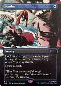 Ponder (7125) - Secret Lair Drop Series - Magic: The Gathering card