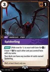 Spiderling - Riftbound Organized Play Promotional Cards - Riftbound: League of Legends Trading Card Game card