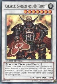 Karakuri Shogun mdl 00 "Burei" - 2013 Collectors Tins - YuGiOh card