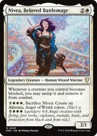 Nivea, Beloved Battlemage - Mystery Booster Commander Edition - Magic: The Gathering card