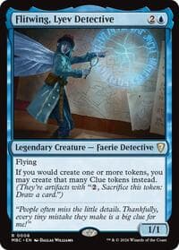 Flitwing, Lyev Detective - Mystery Booster Commander Edition - Magic: The Gathering card