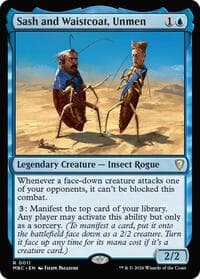 Sash and Waistcoat, Unmen - Mystery Booster Commander Edition - Magic: The Gathering card
