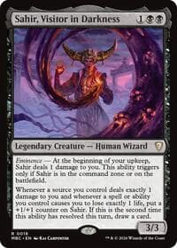Sahir, Visitor in Darkness - Mystery Booster Commander Edition - Magic: The Gathering card