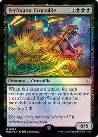 Perforator Crocodile - Mystery Booster Commander Edition - Magic: The Gathering card