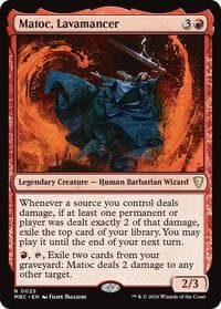 Matoc, Lavamancer - Mystery Booster Commander Edition - Magic: The Gathering card