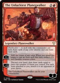 The Unluckiest Planeswalker - Mystery Booster Commander Edition - Magic: The Gathering card
