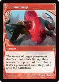 Chaos Warp (Future Sight) - Mystery Booster Commander Edition - Magic: The Gathering card