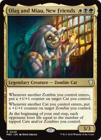 Olag and Miau, New Friends - Mystery Booster Commander Edition - Magic: The Gathering card