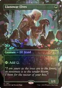 Llanowar Elves (7167) - Secret Lair Drop Series - Magic: The Gathering card