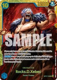 Rocks.D.Xebec (118) - The World's Strongest Warriors - One Piece Card Game card