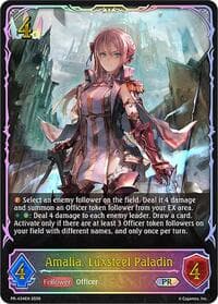 Amalia, Luxsteel Paladin - PR-434EN - Shadowverse: Evolve Promo Cards - Shadowverse: Evolve card