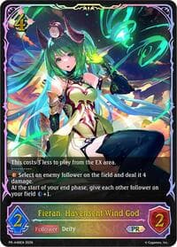 Fieran, Havensent Wind God - Shadowverse: Evolve Promo Cards - Shadowverse: Evolve card