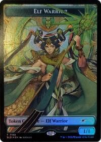 Elf Warrior Token (7168) - Secret Lair Drop Series - Magic: The Gathering card