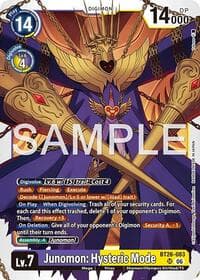 Junomon: Hysteric Mode - Timeless Bonds - Digimon Card Game card