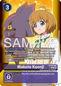 Makoto Kuonji (Alternate Art) - Timeless Bonds - Digimon Card Game card