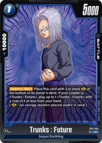 Trunks : Future - FB11-034 - Brightness of Hope - Dragon Ball Super: Fusion World card