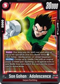 Son Gohan : Adolescence - FB11-016 - Brightness of Hope - Dragon Ball Super: Fusion World card