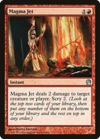 Magma Jet - Theros - Magic: The Gathering card