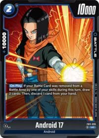 Android 17 - Brightness of Hope - Dragon Ball Super: Fusion World card