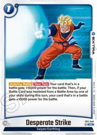 Desperate Strike - Brightness of Hope - Dragon Ball Super: Fusion World card
