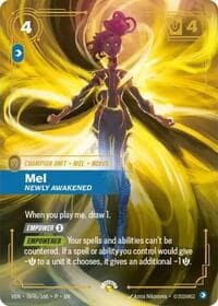 Mel, Newly Awakened - Riftbound Organized Play Promotional Cards - Riftbound: League of Legends Trading Card Game card