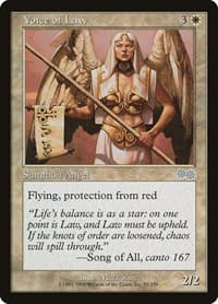 Voice of Law - Urza's Saga - Magic: The Gathering card